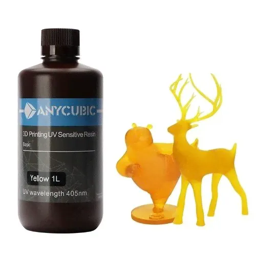 Фотополимерная смола Anycubic Basic 1 л Жёлтый