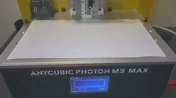 Anycubic M3 Max exposure testing