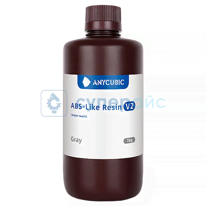 Смола фотополимерная Anycubic ABS-Like Resin V2, серая, 1 кг