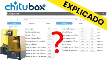 🔥Guía Completa de la CONFIGURACIÓN en CHITUBOX - Todos los parámetros de IMPRESION 3D