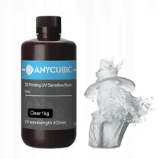 УФ-смола Anycubic Standard Basic Clear прозрачная 1л 1 кг