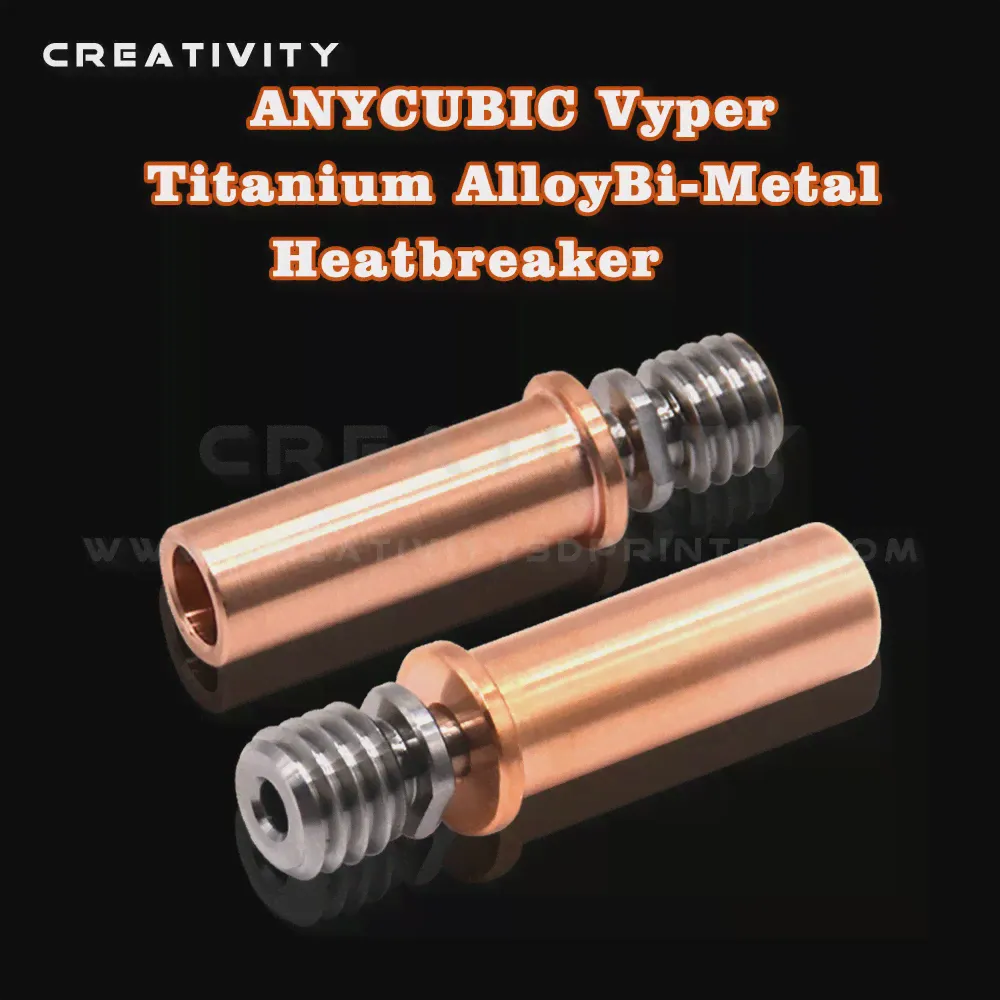 🛍 Биметаллический титановый сплав горловой теплоотвод для ANYCUBIC Mega S ANYCUBIC Mega Pro ANYCUBIC Vyper 1,75 мм нить-1
