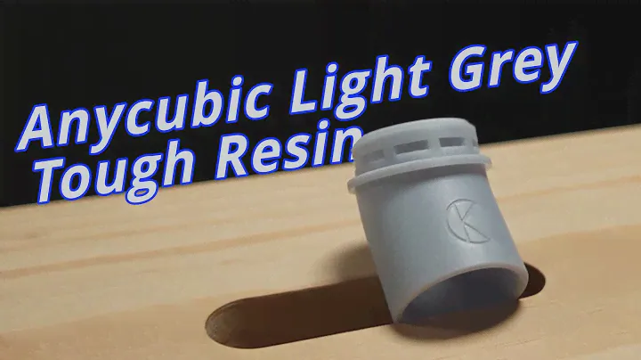 Anycubic Light Grey Tough Resin | Experimenting with mixed colours