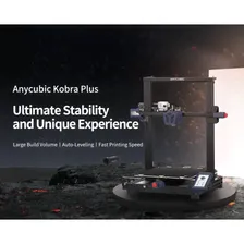 3D принтер ANYCUBIC KOBRA PLUS, 30x30x35, большой размер, 25 точек, автоматическое выравнивание, FDM 3D-печать, быстрая скорость, FDM 2023