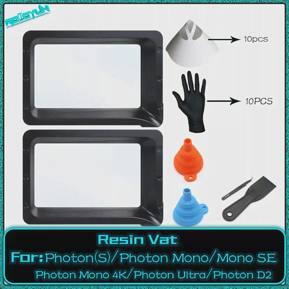 ANYCUBIC 3d принтер Запчасти 2 шт. УФ-Резервуар для Смолы Для Photon Mono SE/Photon Mono/Photon/Photon s/Photon Mono/Photon D2-0